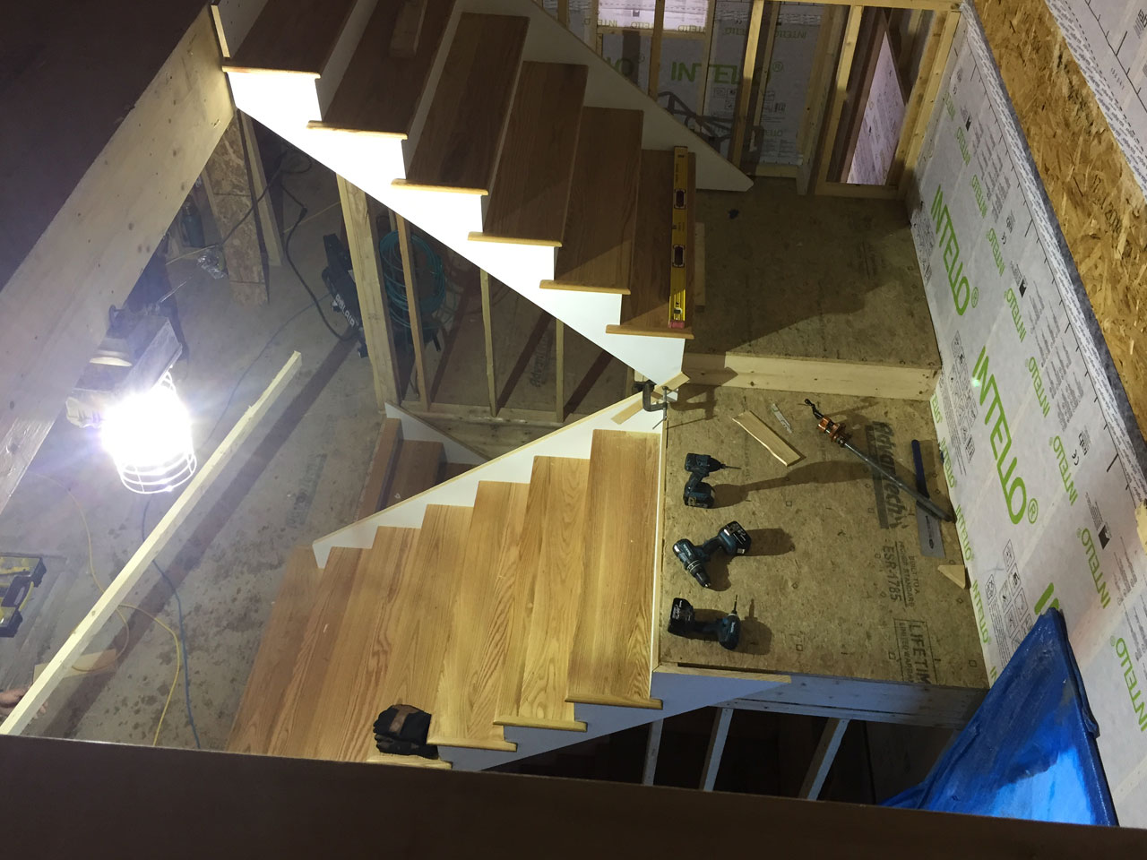 Building a Service Cavity w Stairs