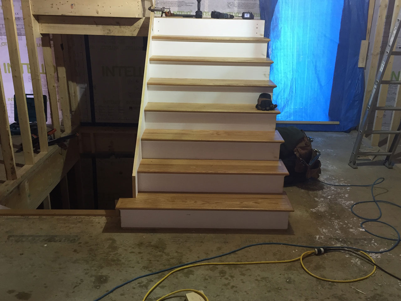 Building a Service Cavity w Stairs